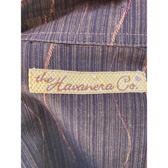 The Havanera Co Mens Striped Button Down Casual Shirt XL - Picture 6 of 8